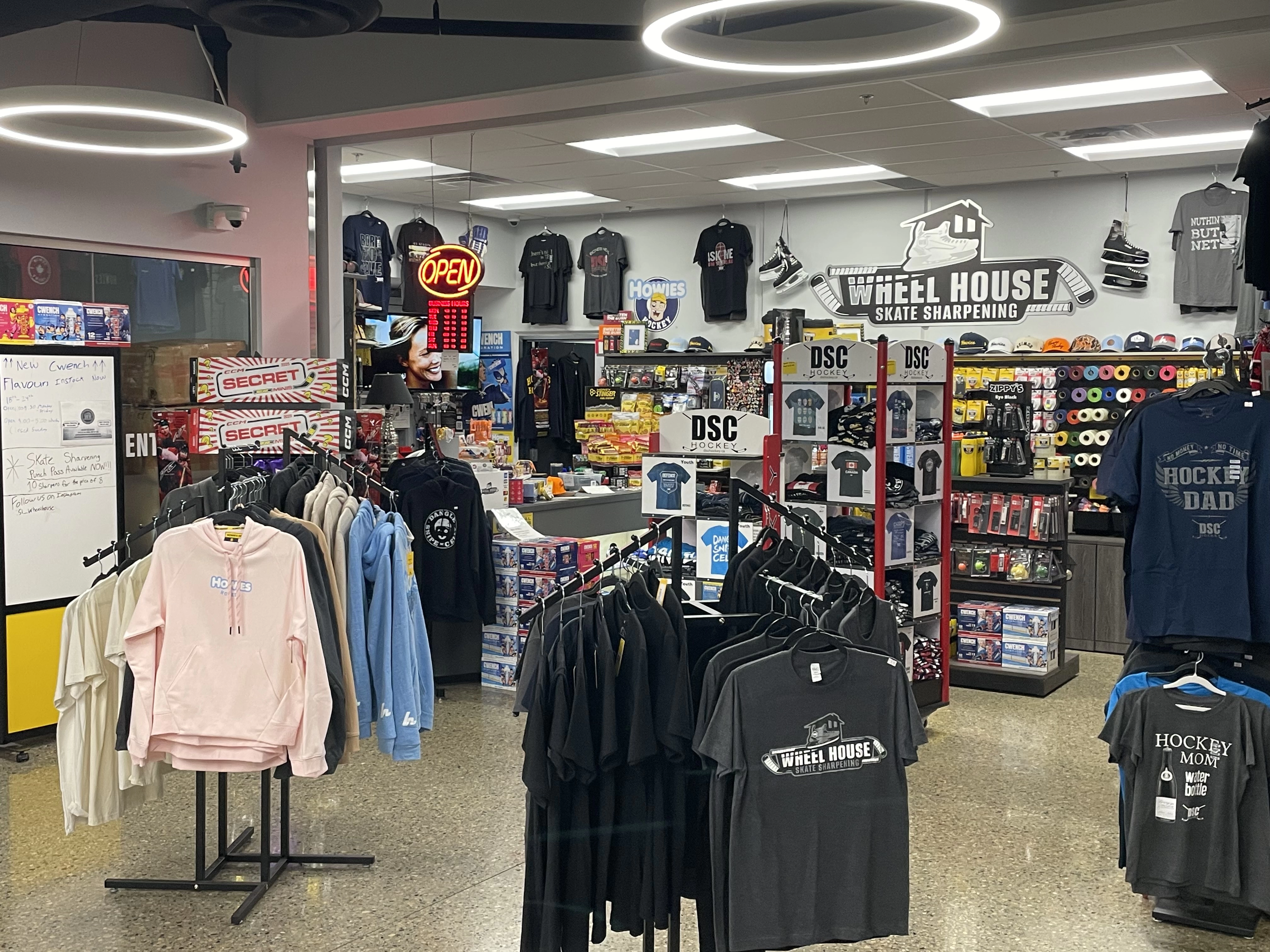 Wheelhouse Skate Sharpening shop interior