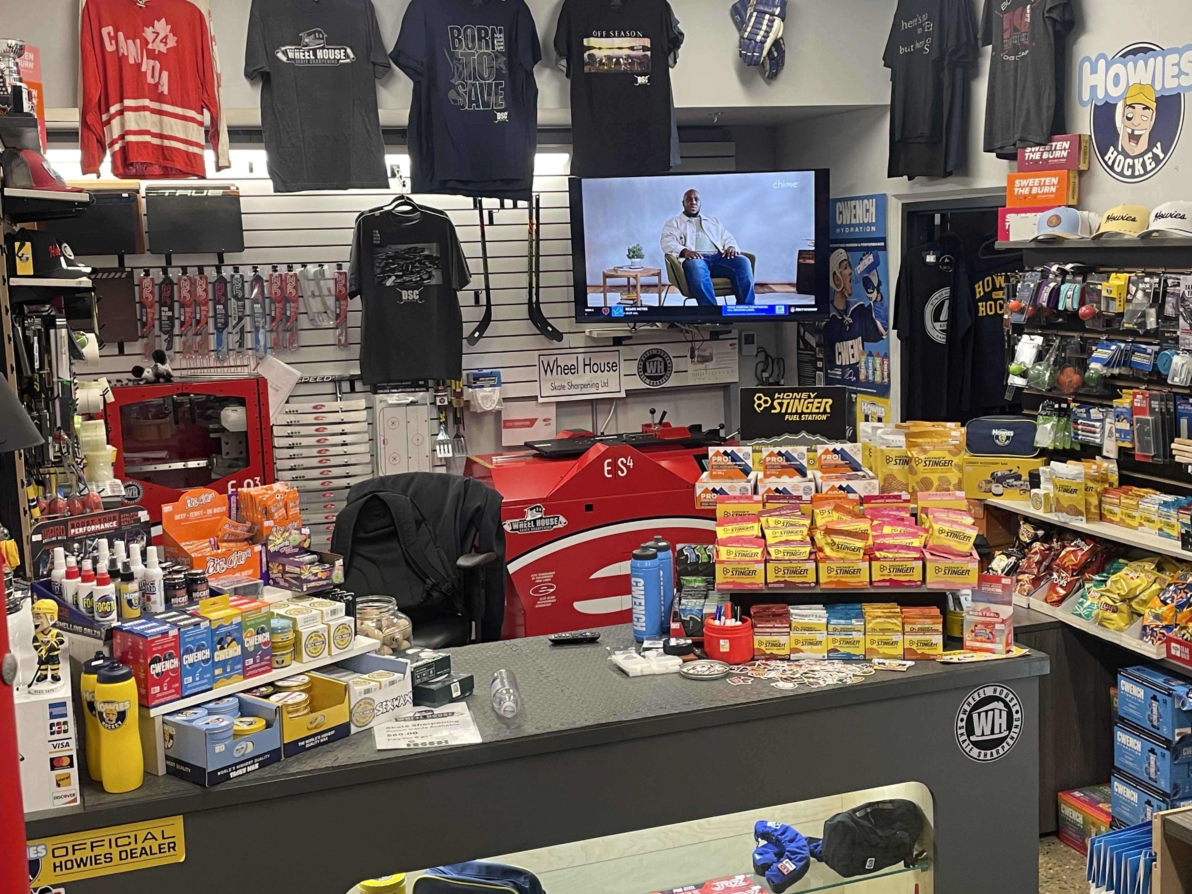 Wheelhouse Skate Sharpening retail area