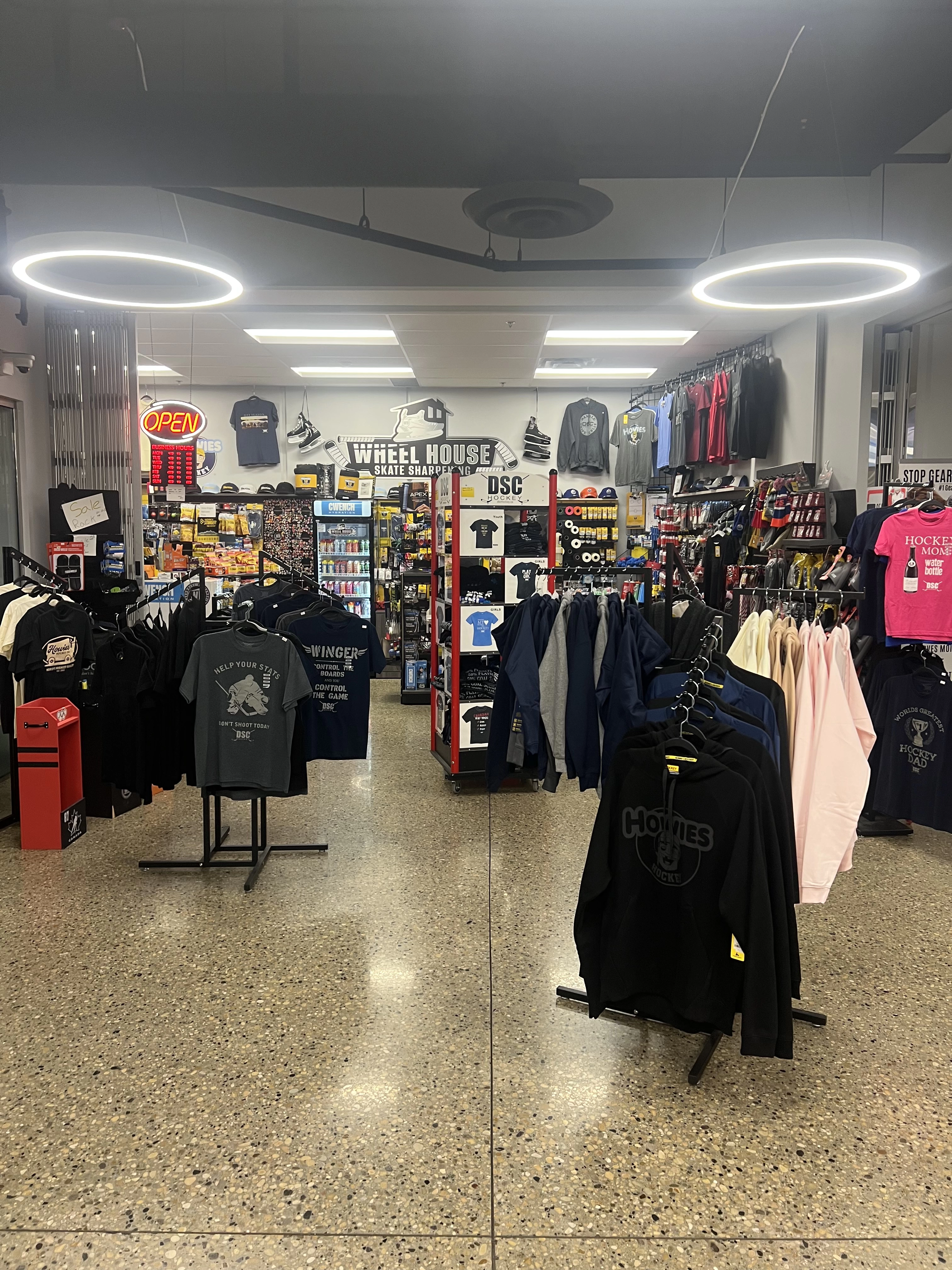 Wheelhouse Skate Sharpening storefront at Silent Ice Centre